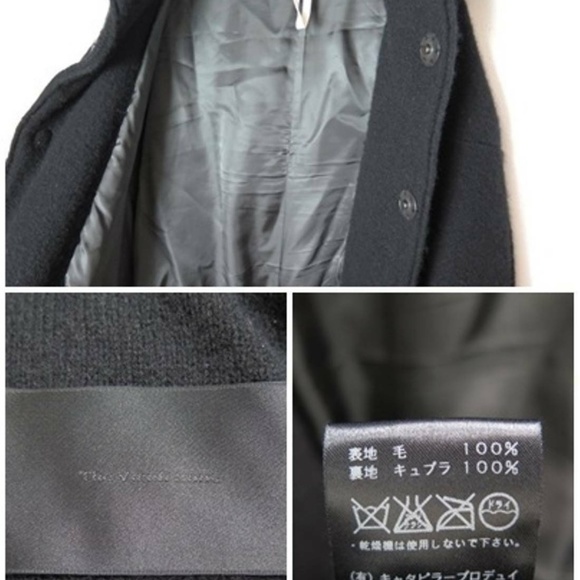 The Viridi-Anne Long hooded woolen knitted coat